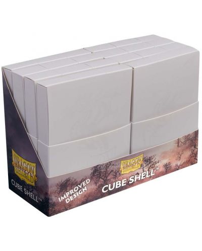 Kutije za kartice Dragon Shield Cube Shell - Ashen White (8 kom.) - 1